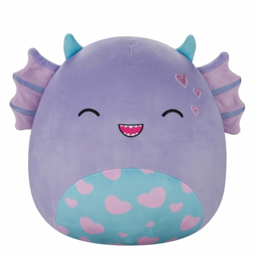Squishmallows 12" Purple Swamp Monster Plush Toy Perspective: front