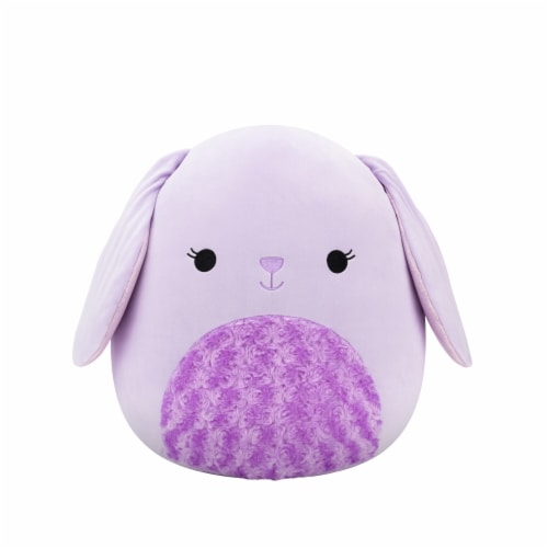 Squishmallows 16" Lavender Bunny with Purple Swirl Fur Belly Perspective: front