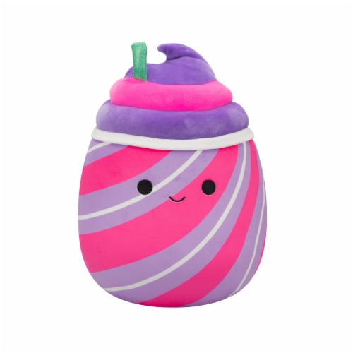 12" Squishmallows Purple and Pink Slushy Perspective: front