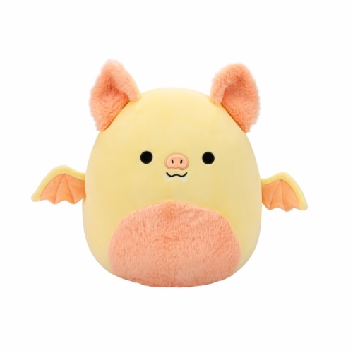 12" Squishmallows Cream and Pink Bat with Fuzzy Belly Perspective: front