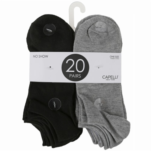 Capelli Sport Solid Ladies' No Show Socks Perspective: front