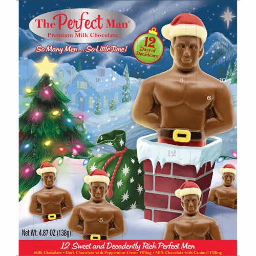 Treat Street Perfect Man Holiday Countdown 12 Days of Sweet and Decadently Rich Perfect Men Perspective: front