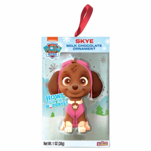 Treat Street PAW Patrol Skye Ornament Milk Chocolate Holiday Candyt Perspective: front
