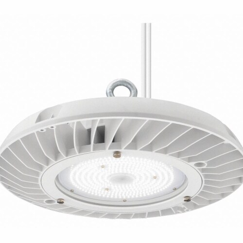 Lithonia Lighting LED High Bay,13,452 lm,92W,13 L,13 W,5 H JEBL 12L 50K 80CRI WH Perspective: front