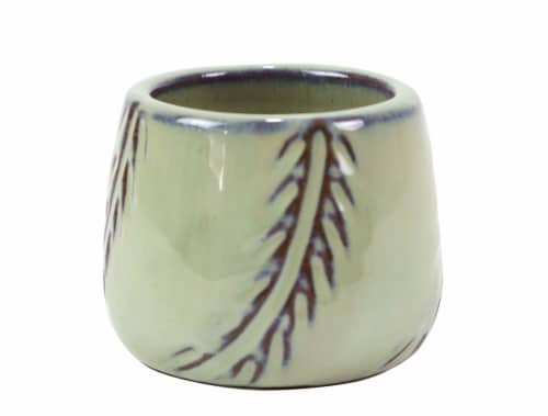 Deroma Spa Mini Pot - Green 004 Perspective: front
