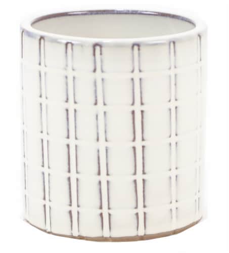 Deroma Spa Helike Succulent Planter - Cream 001 Perspective: front