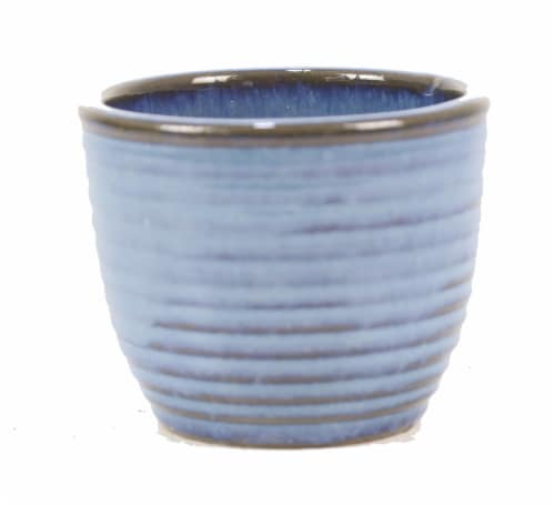 Deroma Spa Orcus Succulent Planter - Blue 005 Perspective: front