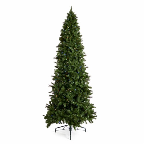 Home Heritage Cascade Quick Set 12 Ft Artificial Christmas Tree Prelit