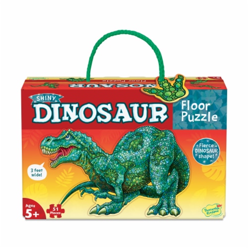 Peaceable Kingdom Dinosaur Floor Puzzle Perspective: front