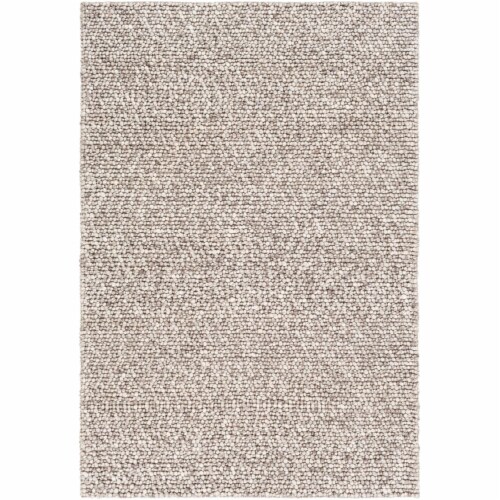 Surya COO2300-81012 8 ft. 10 in. x 12 ft. Como Hand Woven Rug, Medium Gray & Ivory Perspective: front