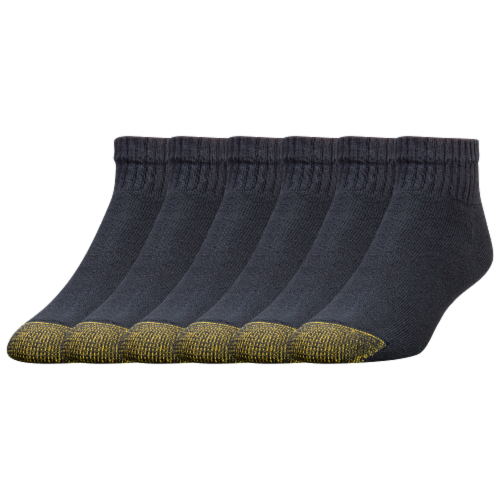 Gold Toe Quater Socks - Black Perspective: front