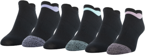 Peds Repreive No Show Sock Pack - Black Perspective: front
