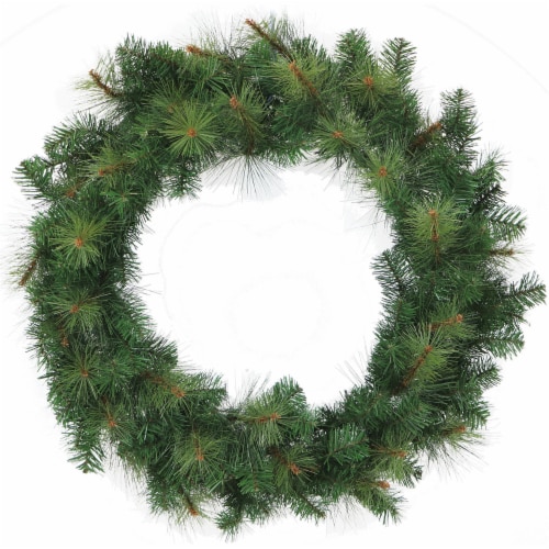 Southern Peace Artificial Holiday Wreath - 48 in Perspective: front