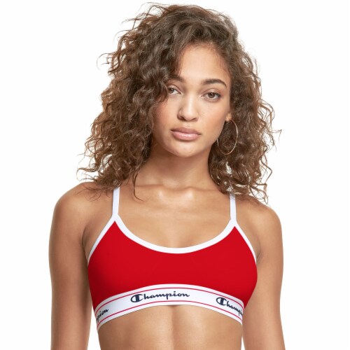 Champion Ladies Cotton Stretch Bralette - Red Perspective: front