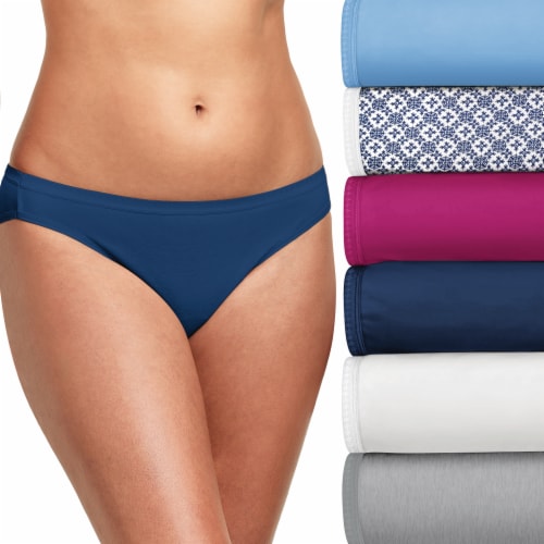Hanes® Ultimate Breathable Cotton Tagless® Bikini Underwear Perspective: front
