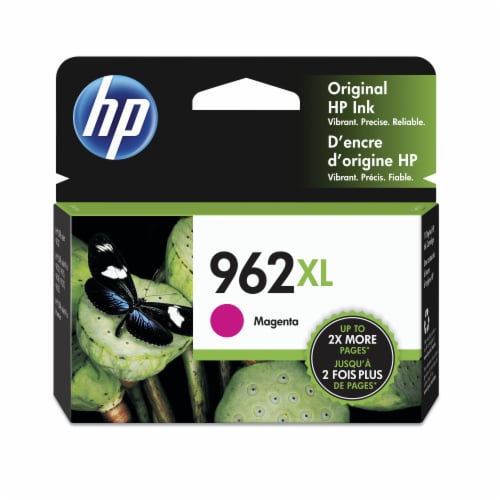 Hewlett Packard Magenta Ink Cartridge Perspective: front