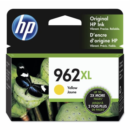 Hewlett Packard Yellow Ink Cartridge Perspective: front