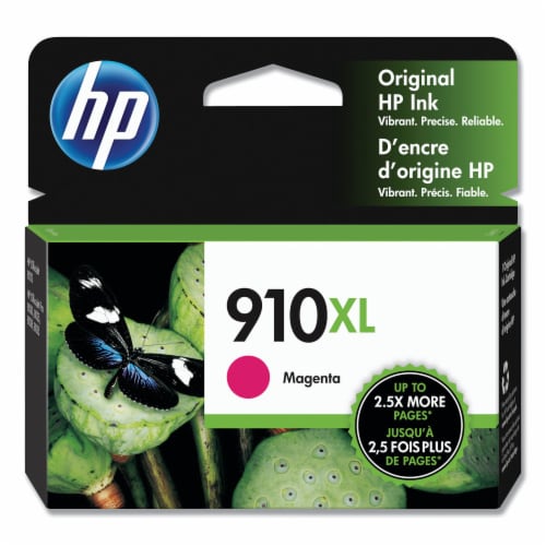 HP 910XL High Yield Original Ink Cartridge - Magenta Perspective: front