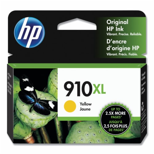 HP 910XL High Yield Original Ink Cartridge - Yellow Perspective: front