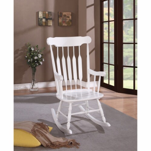 Antique Rocking Chair White 1 Kroger