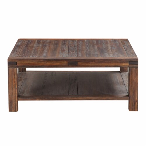 Exposed wood coffee table discount