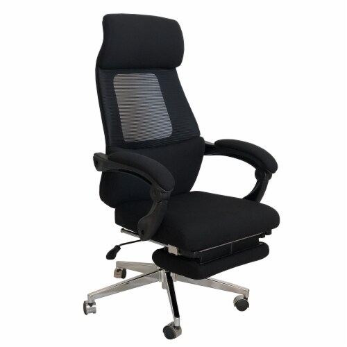 Ergonomic Office Chair With Foot Rest, Lumbar Support With Flip-Up Arms, 1  - Kroger