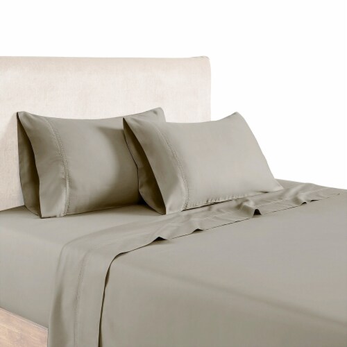 Taupe Bedding Collection 1200 TC Egyptian Cotton All US Size Select Item 
