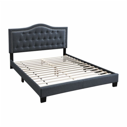 Tufted twin clearance bed frame