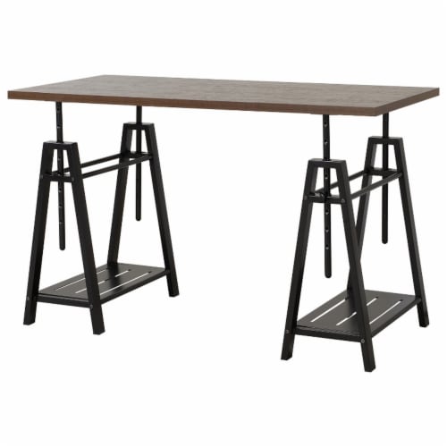 Adjustable discount sawhorse desk