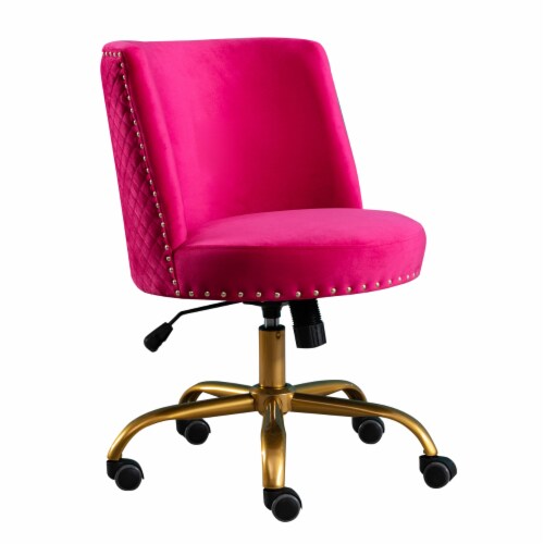 Dark pink discount desk chair