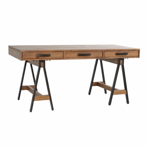 Sawhorse desk with drawers deals