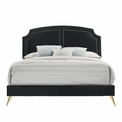 Lilly queen upholstered discount platform bed