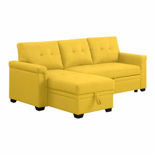 Yellow clearance sleeper sofa