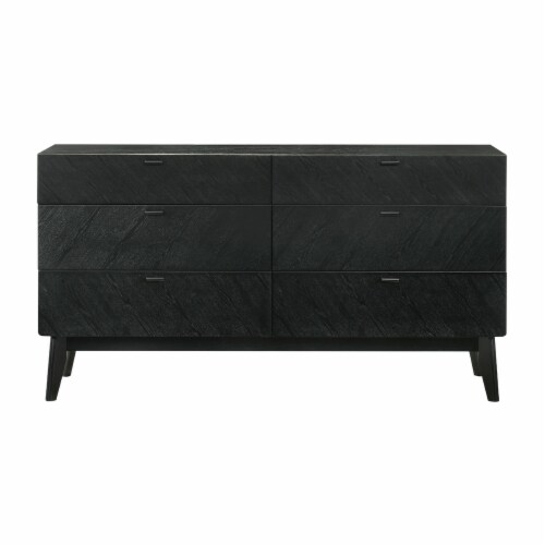 Black wood grain dresser discount