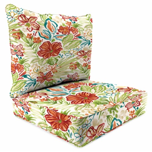Jordan Manufacturing Deep Seat Pillow Back Set - Valeda Breeze Perspective: front
