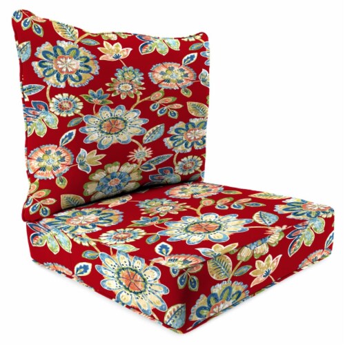 Jordan Manufacturing Deep Seat Pillow Back Set - Daelyn Cherry Perspective: front