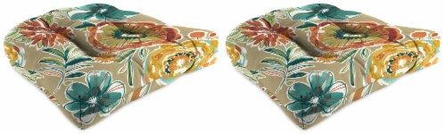 Jordan Manufacturing Wicker Chair Cushions - 2 Pack - Colsen Sonoma Perspective: front