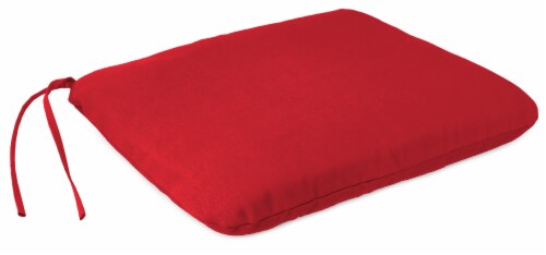 Jordan Manufacturing Seat Cushion - Veranda Red Perspective: front