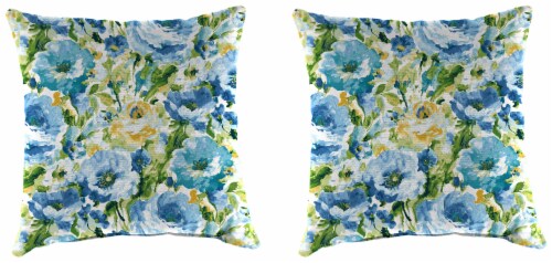 Jordan Manufacturing Toss Pillow - Lessandra Sunblue Perspective: front