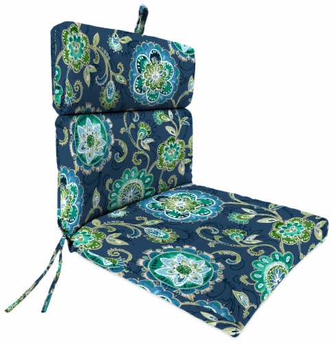 Jordan Manufacturing Capri Outdoor French Edge Dining Chair Cushion Perspective: front