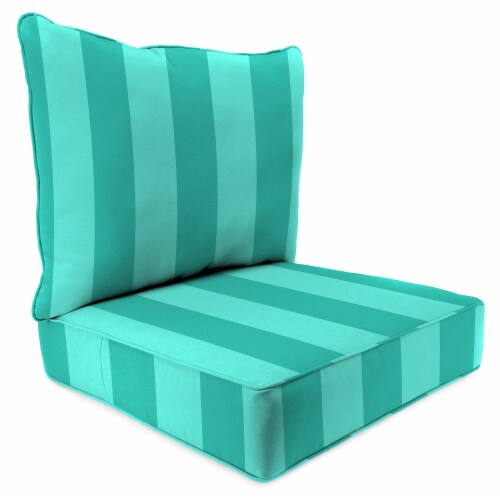 Jordan Manufacturing Preview Lagoon Outdoor Deep Seat Chair Cushion Perspective: front