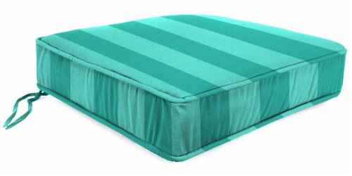 Jordan Manufacturing Preview Lagoon Outdoor Boxed Edge Deep Seat Cushion Perspective: front