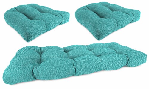 Jordan Manufacturing Tory Caribe 3-Piece Outdoor Wicker Set Perspective: front