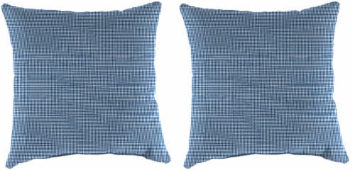 Jordan Manufacturing Outdoor Throw Pillows - 2 Pack - Dawson Lapis Perspective: front