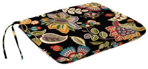 Jordan Manufacturing Telfair Midnight Outdoor Monoblock Seat Cushion Perspective: front