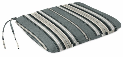 Jordan Manufacturing Terrace Noir Outdoor Monoblock Seat Cushions Perspective: front