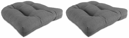 Jordan Manufacturing Tango Zinc Outdoor Wicker Chair Cushions - 2 Pack Perspective: front