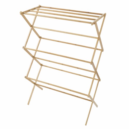 Bamboo Collapsible Clothes Drying Rack Air Drying Laundry Hang Delicates  Towels, 1 unit - Fred Meyer