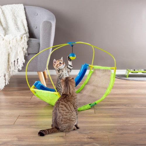 Interactive Cat Toy Rocking Activity Mat- Swing Playing Station with Sisal  Scratching Area,, 1 unit - Kroger