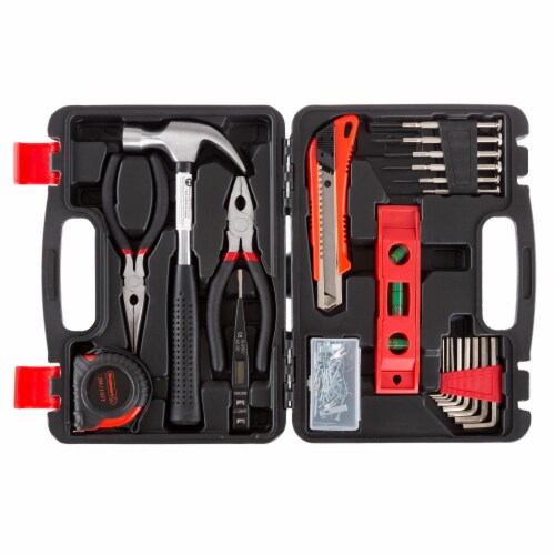 Stalwart Handyman Tool Kit 102 Piece Heat Treated Steel Carry Case 